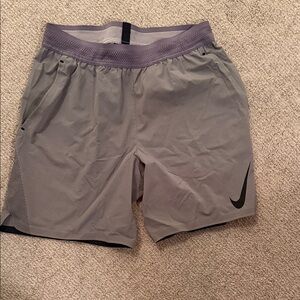 Nike Men's Athletic Shorts in Gray Tech Woven shorts